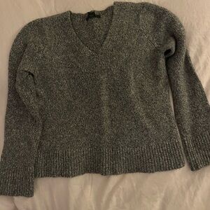 Tahari Charcoal V-Neck Women's Sweater